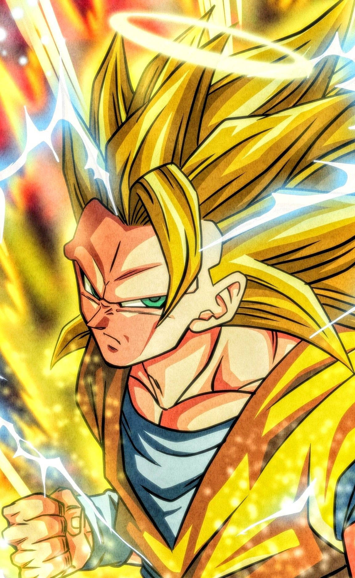 Pic of Goku as SSJ3 in Other World